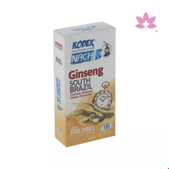 Nach Kodex Ginseng South Brazil Condom 12 PCS