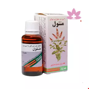 محلول غیر خوراکی منتول پور سینا 30 میلی لیتری