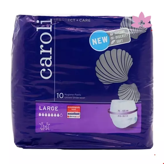 Caroli Protect Plus Care Larg Adult Protective Diaper 10 Pants