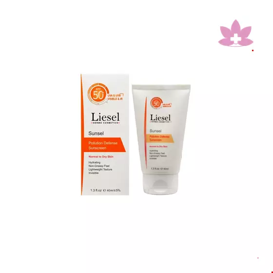 Liesel Sunsel Invisible Normal To Dry Skin Sunscreen Cream SPF50+ 40 ml