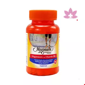 Magnum Vitamins Magnesium + Vitamin B6 60 Tabs