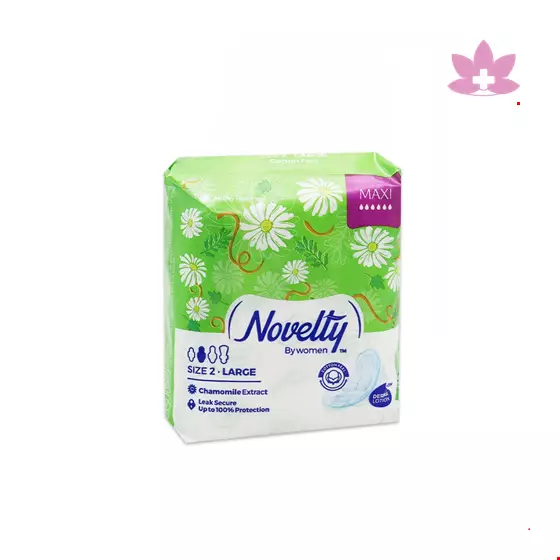 Novelty cotton sanitary napkins, size 2 large