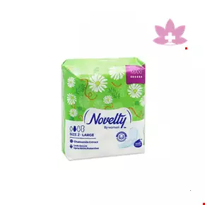 Novelty cotton sanitary napkins, size 2 large