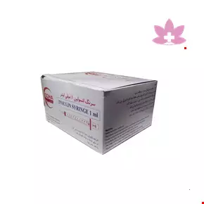  Soha One ml insulin syringe with needle attached 100 Pcs