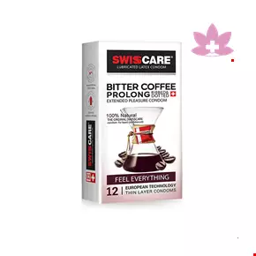  Swiss Care Bitter Coffee Prolong Condoms 12 Pcs