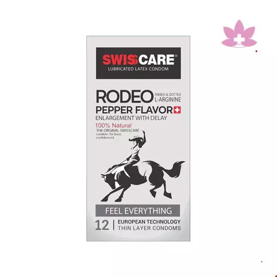 Swiss Care RODEO Pepper Flavor Condoms