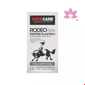 Swiss Care RODEO Pepper Flavor Condoms